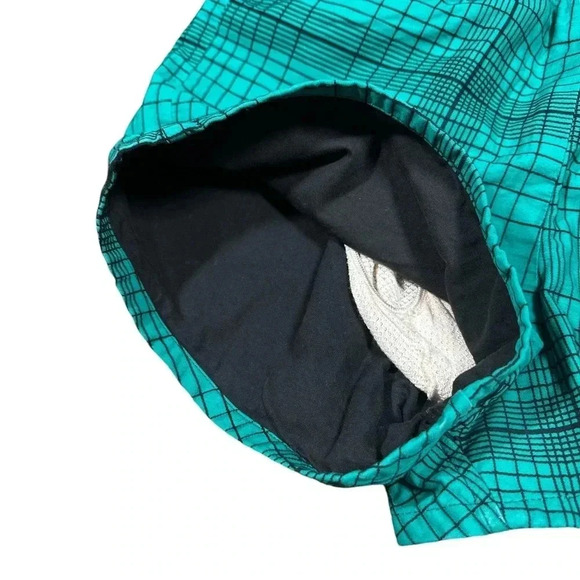 Vintage 60s 70s Gantner Wikies Check Green Cotton USA Made Swim Trunks Mens 34 - Picture 8 of 13